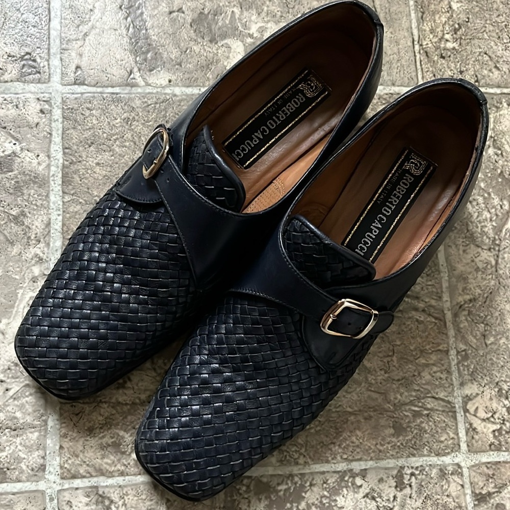 Roberto Capucci//slip on leather shoe